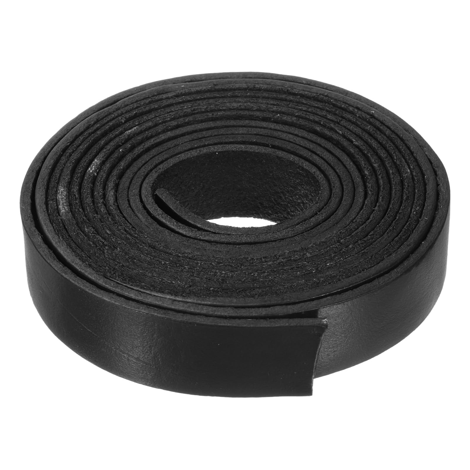 Cordon En Cuir Plat De 3 Mètres Pour Bricolage Et Création - Noir, 2mm D'épaisseur