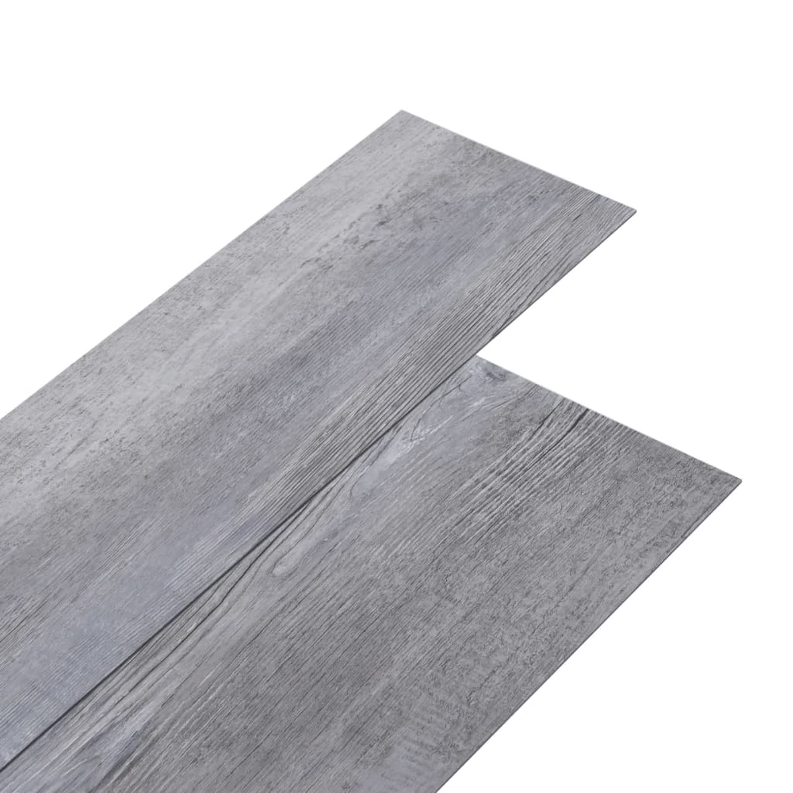 Lamas Suelo de PVC Autoadhesivas Madera Gris Mate 2,51 m² 2 mm, Suelo Autoadhesivo, Tarima Flotante para Suelos, Parquet Laminado para Suelo, Vinilico Click, Piso De Autoadhesivo - 342891ES