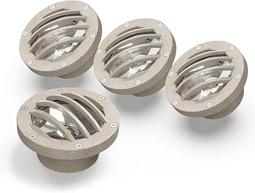 Miniatura 9 de Malibu Well Light - Luces LED de bajo voltaje para paisaje, 200 lúmenes, 2800 K, luz blanca cálida, focos para entrada, camino, cubierta, jardín,