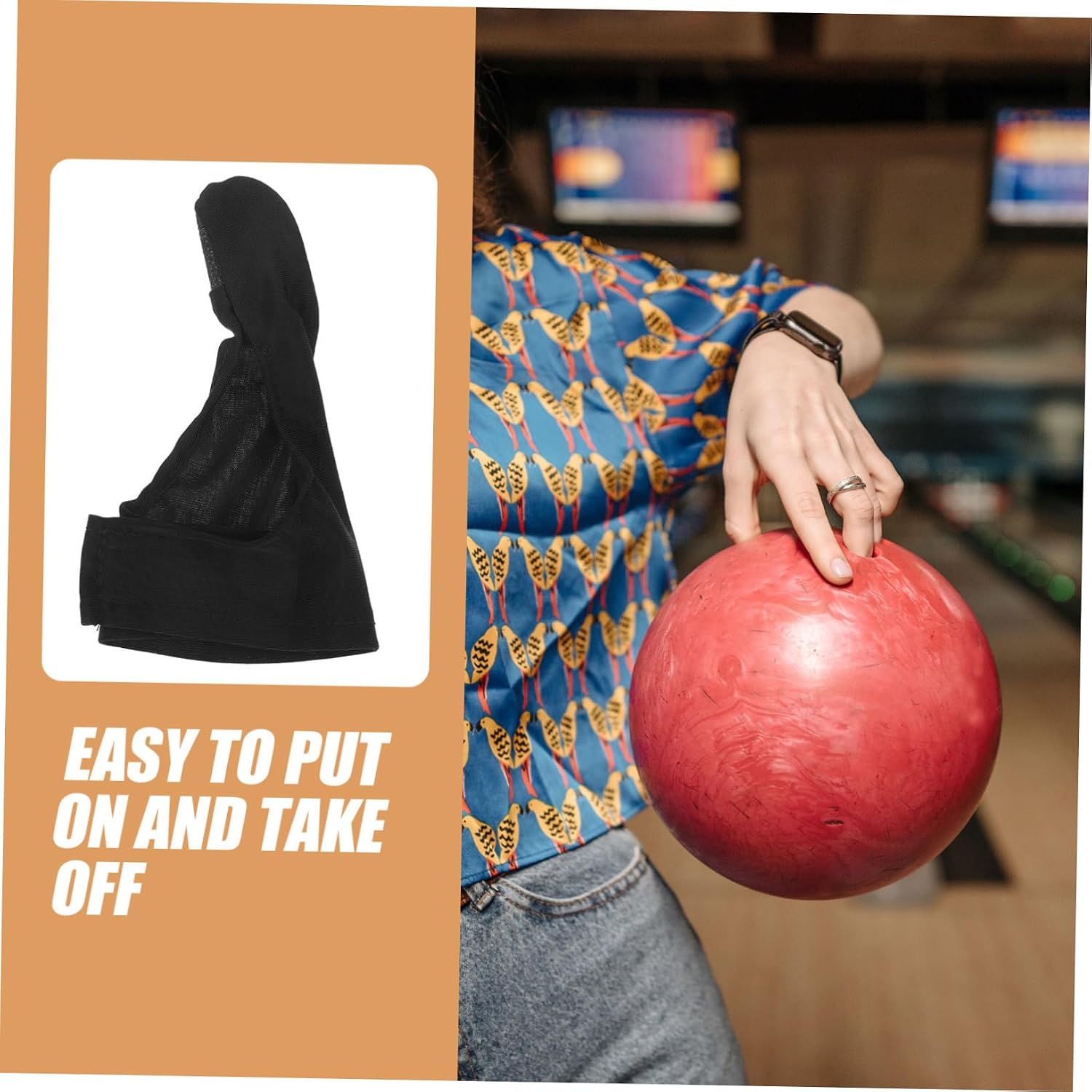 Professional Bowling Thumb Glove Elastic Breathable Protective Fingertip Cover