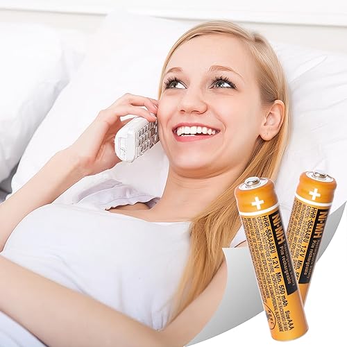 Miniatura 8 de CUCESH NI-MH AAA Batería recargable 1.2V 550mah 12 Pack hhr-55aaa bu 3A Baterías para teléfonos inalámbricos Panasonic, controles remotos,