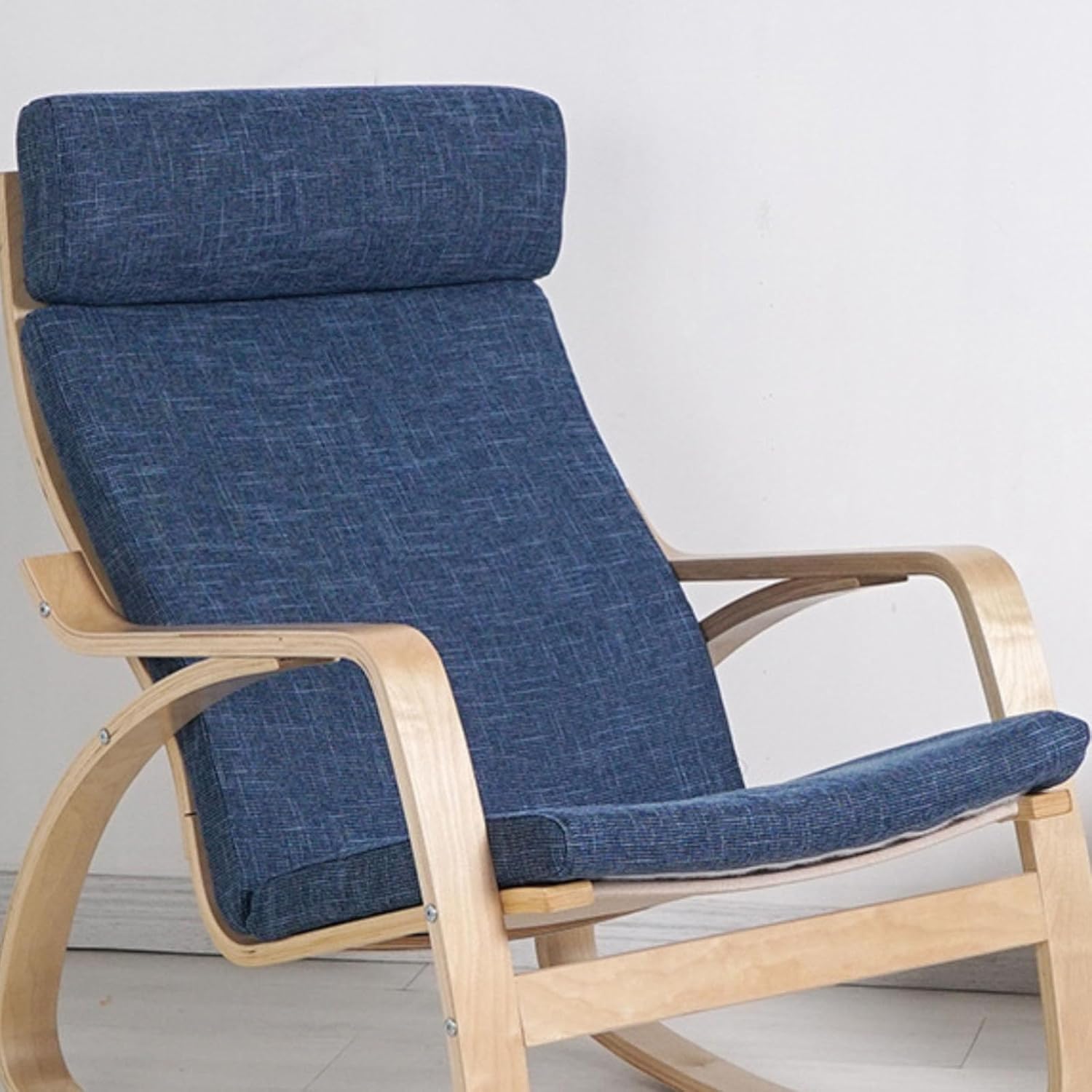Yellow Rocking Chair Replacement Cover - Soft Cotton Armchair with Non Slip Design & Thick Padding for Ultimate Comfort