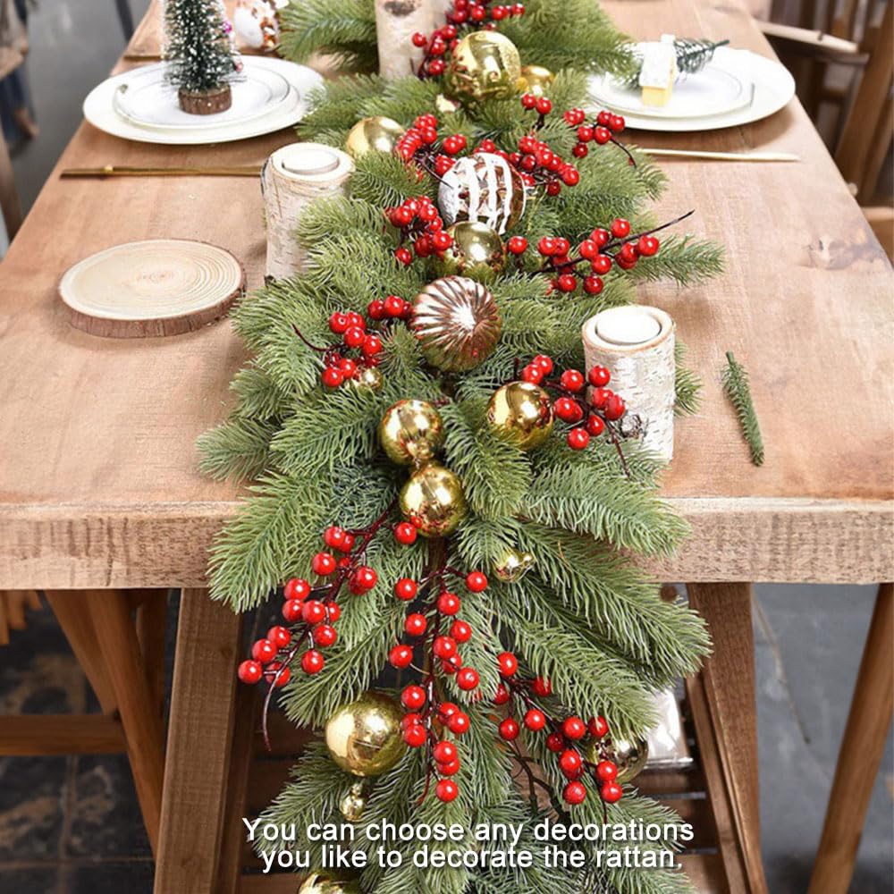 Odot Décoration De Noël, 270cm Guirlande Sapin Artificiel