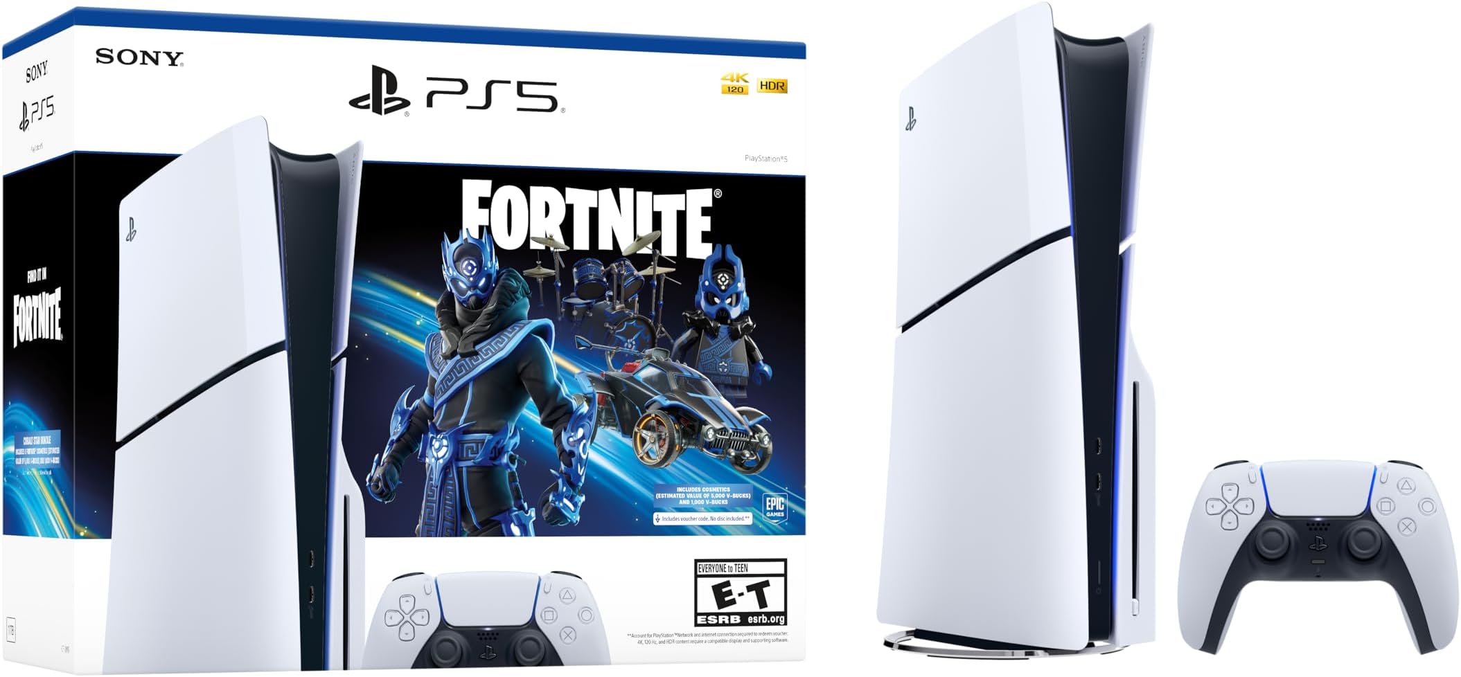 PlayStation PS5 Console - Fortnite Cobalt Star Disc Edition