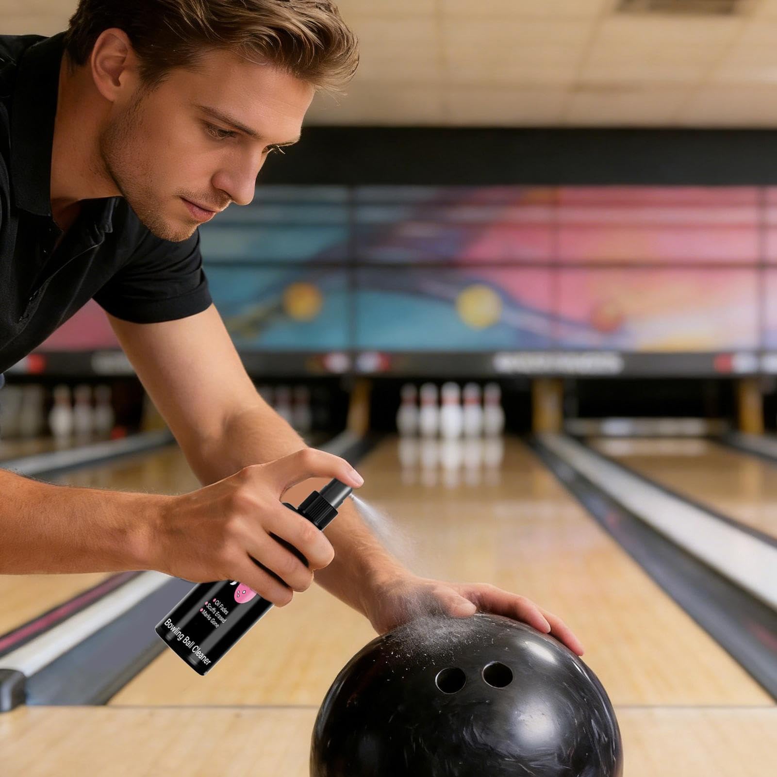 Limpiador de bolos, solución quitamanchas de 100 ml | Accesorios para bolos | Para cuidado y mantenimiento de bolas de bolos en el ámbito deportivo