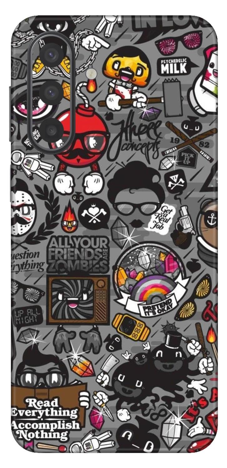 WRAP CRAFT Mobile Skins Compatible with Samsung Galaxy A17 5G Skin Not Back Cover, Camera & Back Protector Mobile Skin Wrap; Samsung Galaxy A17 5G-DP-195-image-37