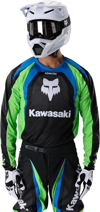 Fox Racing Jersey Mens 180 Kawasaki Motocross Dirt Bike Jersey Mens