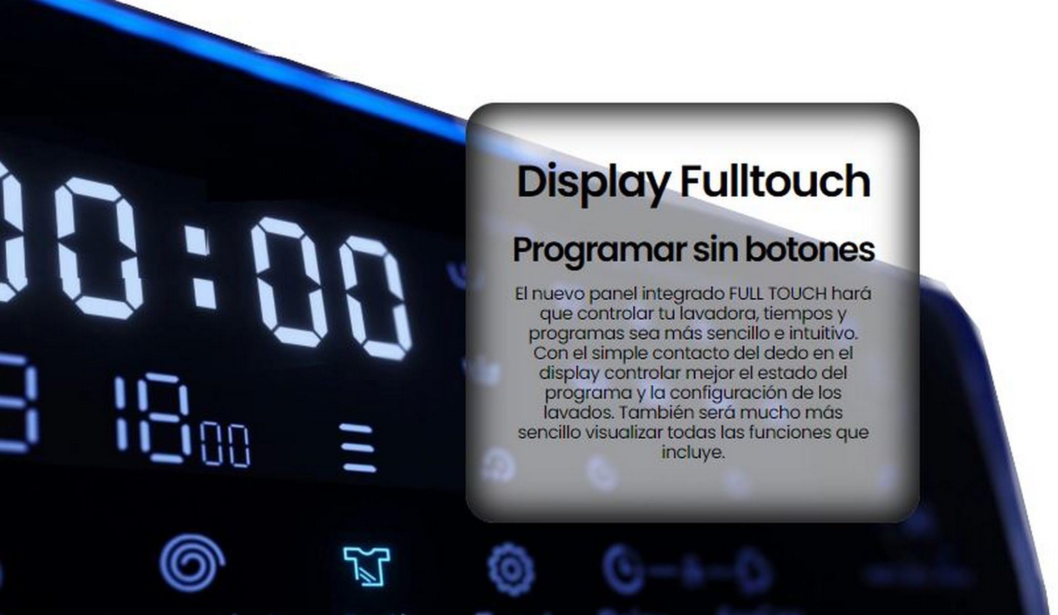 INFINITON Lavadora Carga Frontal WM-G124ADX, 12 kg, 1400 rpm, INVERTER, VAPOR CARE,ADD CLOTHING, 14 Programas, A, Silent mode, Inox