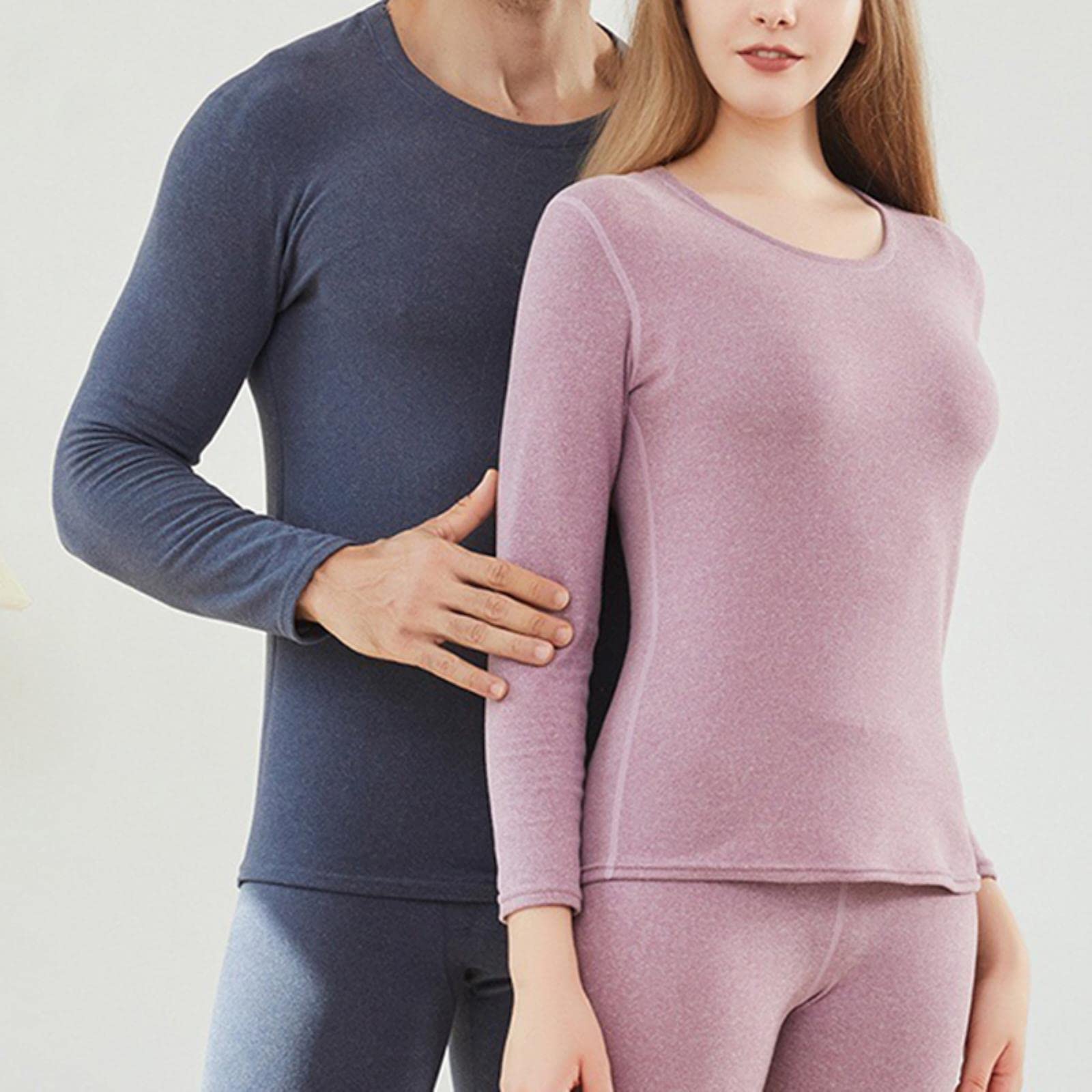 KOOBS Ropa Interior térmica Conjunto De 2 Piezas De Ropa Interior Térmica De Doble Capa para Hombres para Hombres