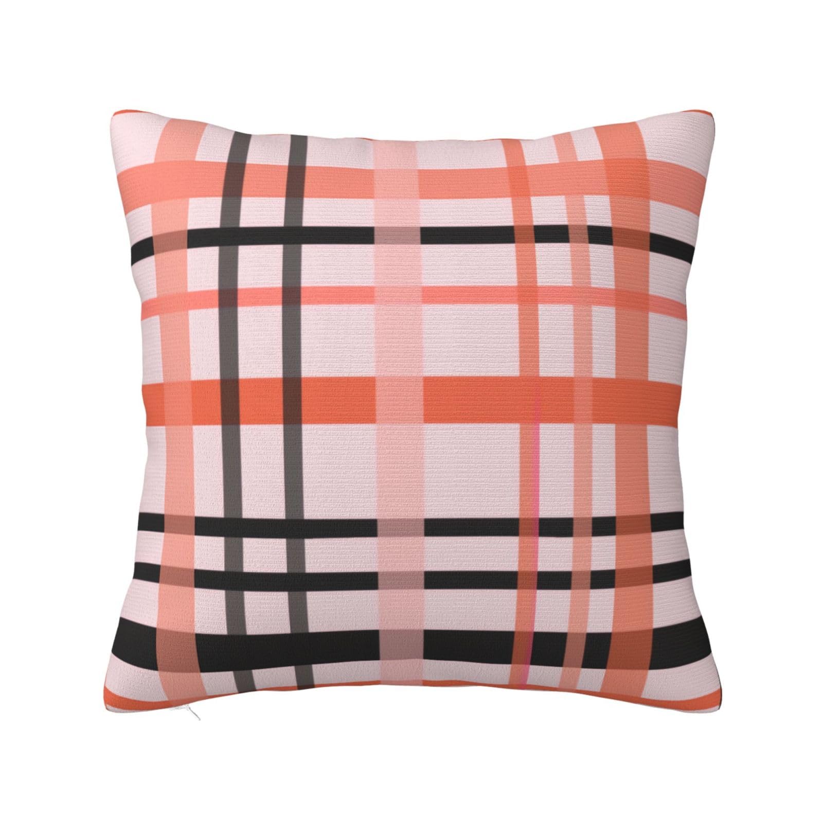Halloween Plaid Pattern Pillowcase 22"x22"