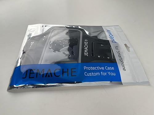 Miniatura 8 de Brazalete para Galaxy S23 Ultra, S22 Ultra, S21 Ultra, JEMACHE Gym Workout Workout Running Arm Band para Samsung Galaxy S20S21S22S23 Ultra 5G (negro)