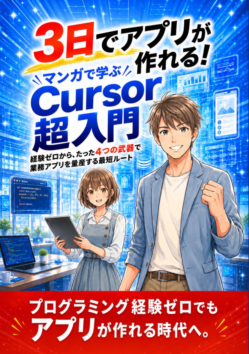 3日でアプリが作れる！マンガで学ぶCursor超入門: 経験ゼロから、たった4つの武器で業務アプリを量産する最短ルート