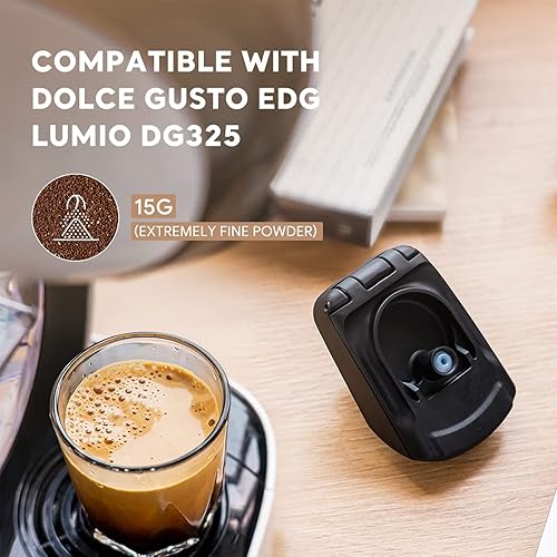 Miniatura 3 de Adaptador de cápsula de café reutilizable, adaptador de cápsula de café recargable, convertidor de cápsulas de café para máquina Dolce Gusto