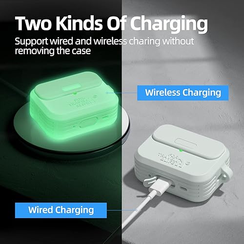 Miniatura 4 de Funda para AirPods Pro de 21 generación cierre seguro accesorios de silicona de protección completa para mujeres y hombres con funda de carga Apple