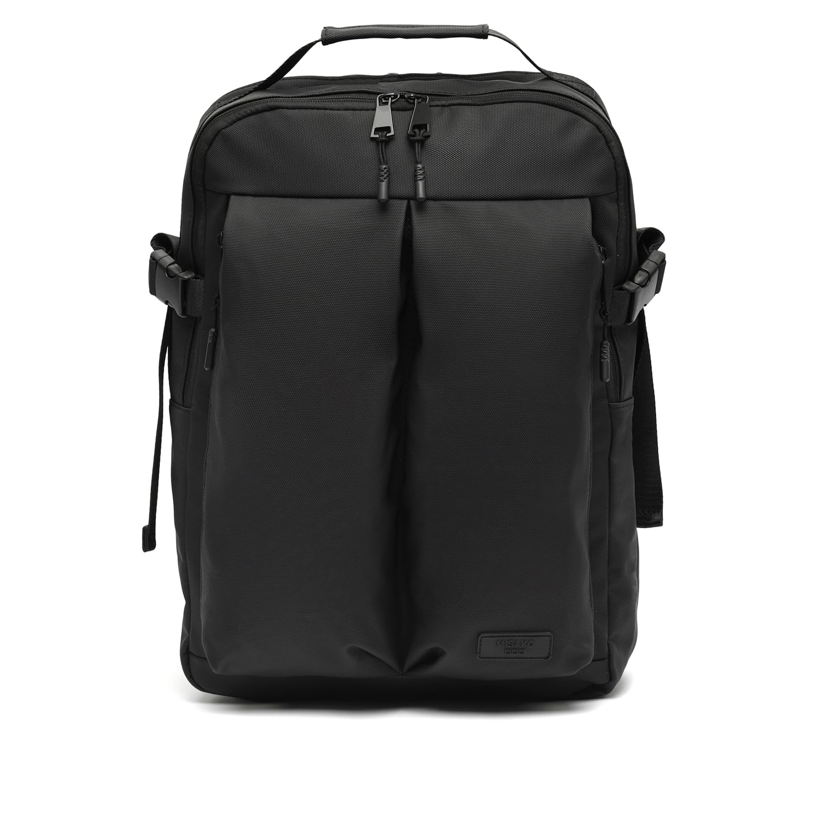 MISAKO Nage mochila con bolsillo para portátil 15 pulgadas Hombre - Nage Negro 42x13x29cm