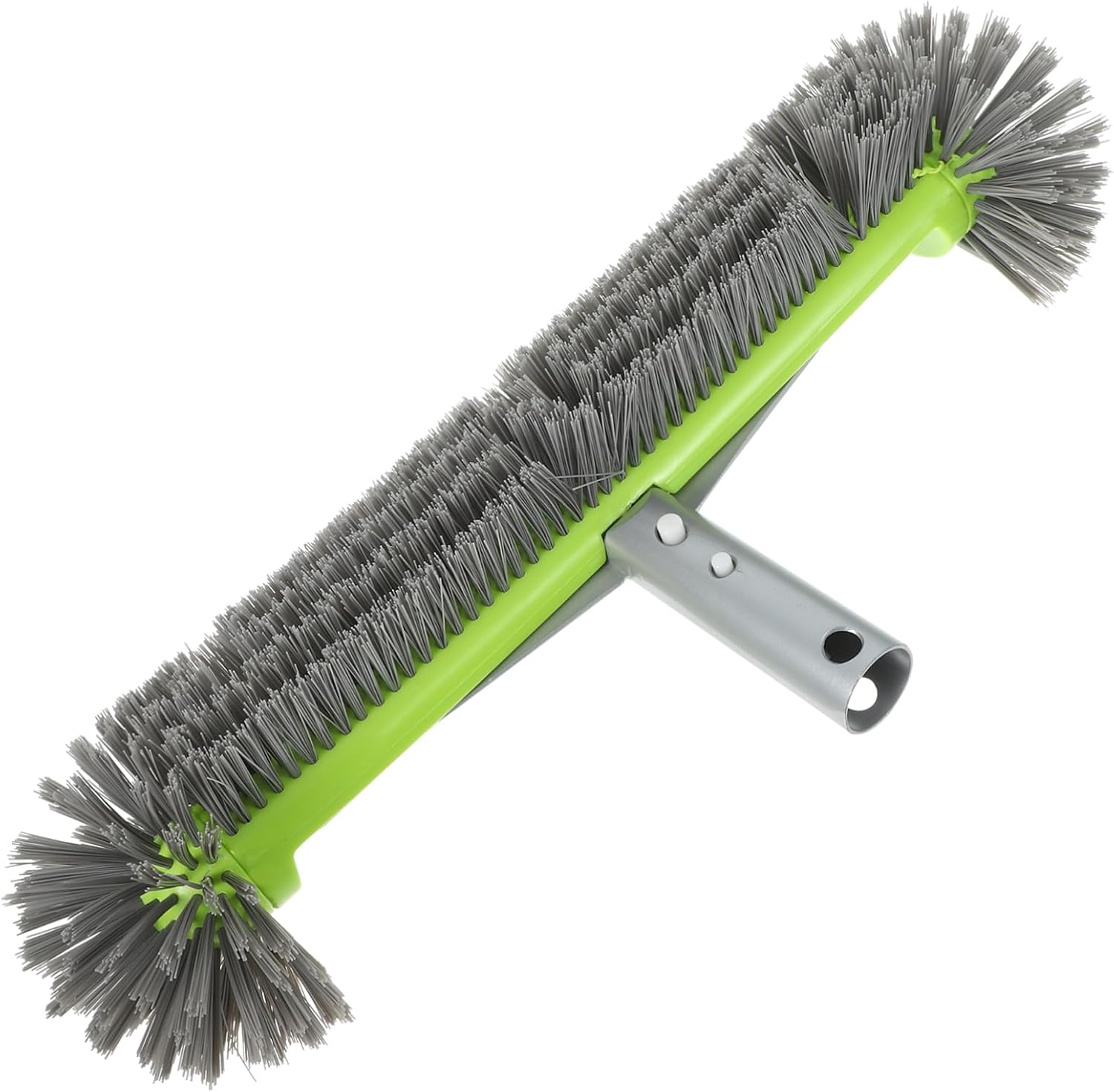 VANZACK 2pcs Heavy Duty Plastic Pool Brush Replacement for Inground and Above Ground Pools Strong Bristles for Cleaning of Tiles Walls Floors and Steps