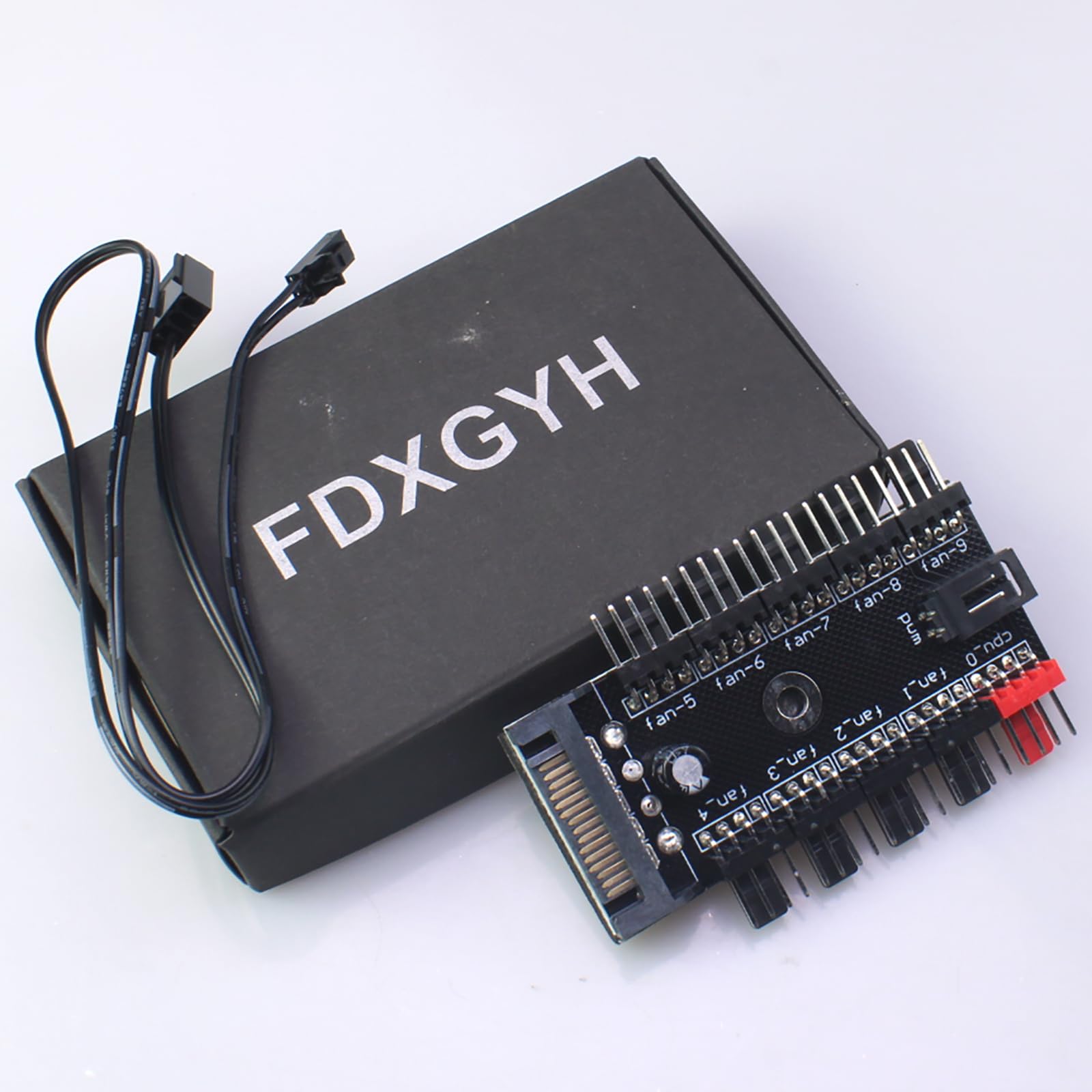 Snapklik.com : PC Chassis Fan Hub CPU Cooling 10 Port 3/4Pin Fan PWM ...