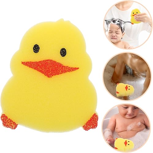 Cute Chick Bath Sponge | Ergonomic Baby Body Scrubber