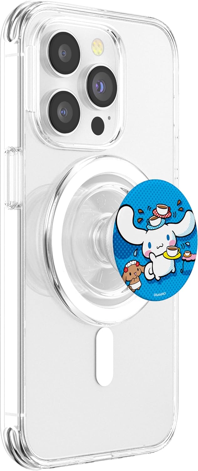 Cinnamoroll Cafe Coffee Fun! PopSockets PopGrip for MagSafe - Image 4