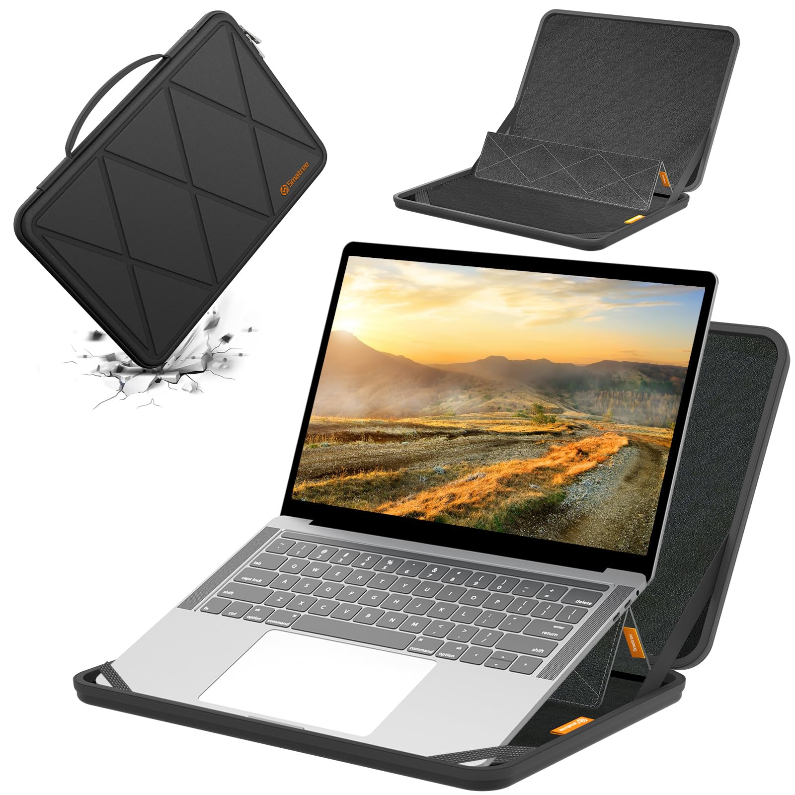 Smatree MS122 Protección rígida 17 Pulgadas Funda para portátil Compatible con HP OMEN Laptop 17t, ASUS ROG Zephyrus S17 2021, para MSI Venture A17 AI/Venture 17 AI, GIGABYTE A7/G7/AORUS 17H BXF
