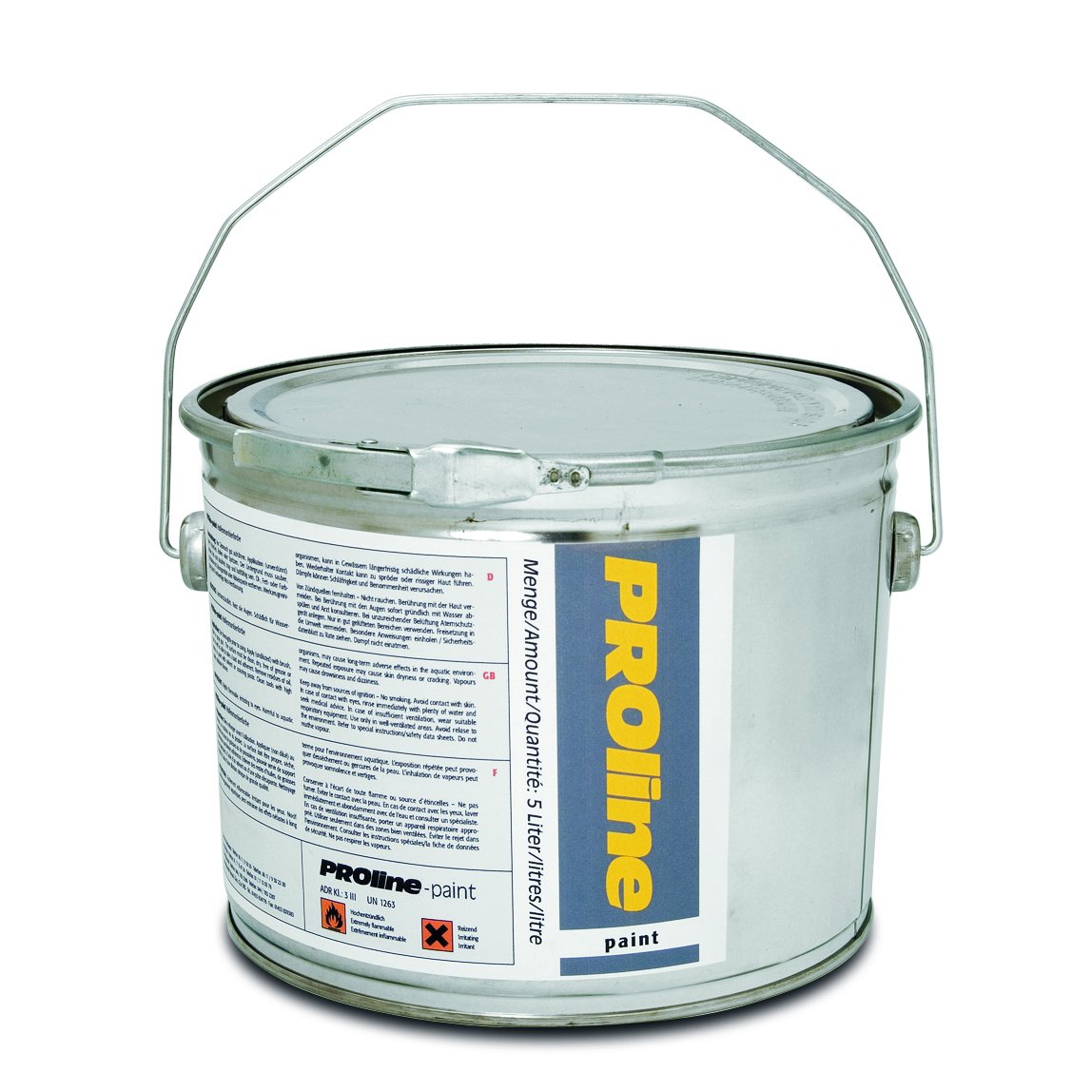 MORAVIA Halle markier colore 5 L di Gebinde, RAL 1003, Giallo, 263.14.807