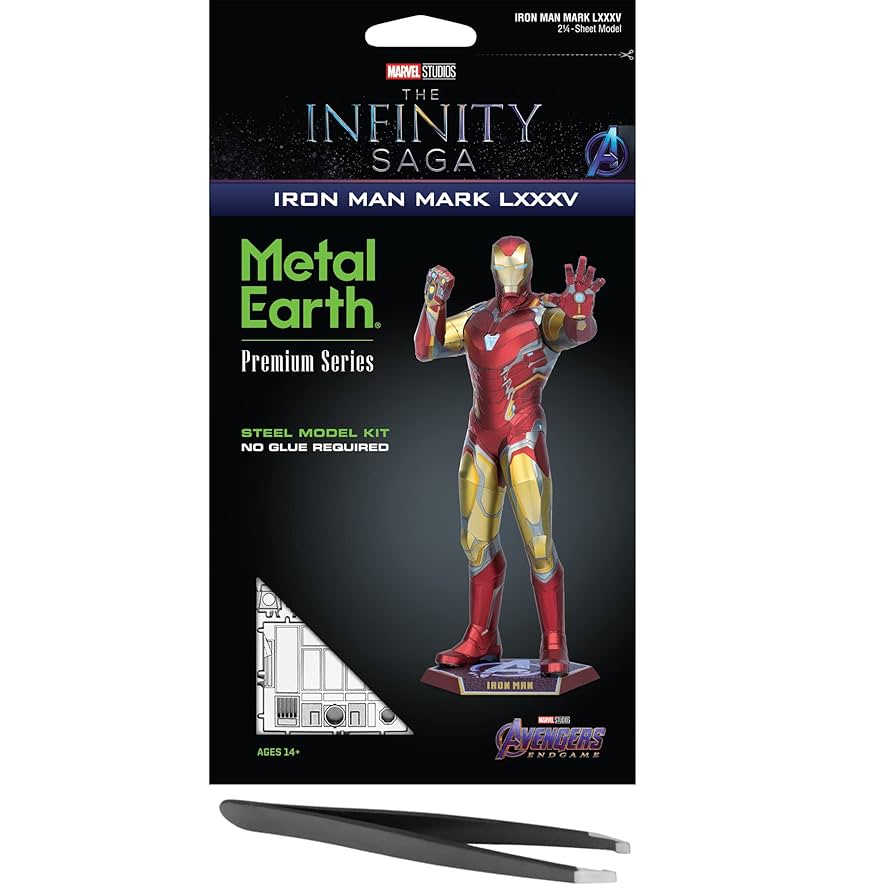 Amazon.com: Metal Earth Premium Series Marvel Iron Man Mark