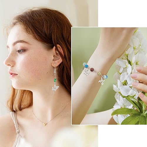 Miniatura 6 de DICOSMETIC Colgantes de animales de acero inoxidable de libélula y colibrí para la fabricación de joyas