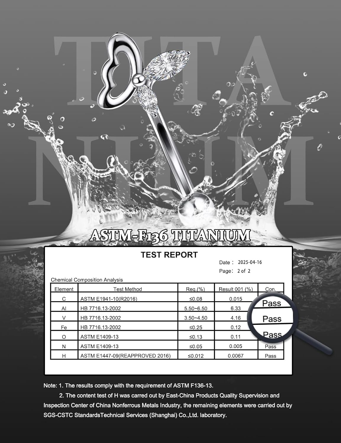 16G Astm F136 Titanium Eyebrow Piercing Jewelry Curved Barbell Eyebrow Ring Vertical Labret Lip Jewelry Daith Rook Earrings Navel Small Belly Button Ring Piercing Jewelry for Women Men CZ - Image 3