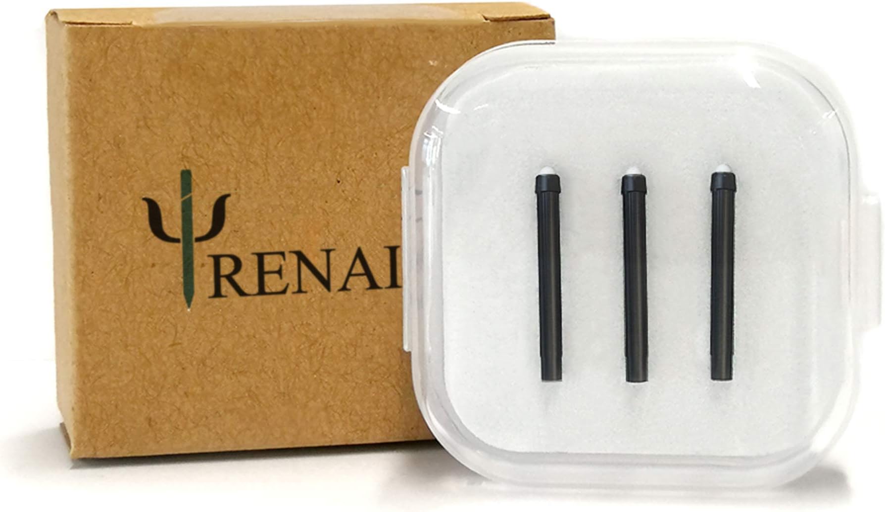 RENAISSER Pen Tips for Surface Pen, Made in Japan, Original HB-Type, Compatible with Microsoft Surface Pro 2017 Pen, Raphael 510/520/520C/520BT/530, 3 Packs