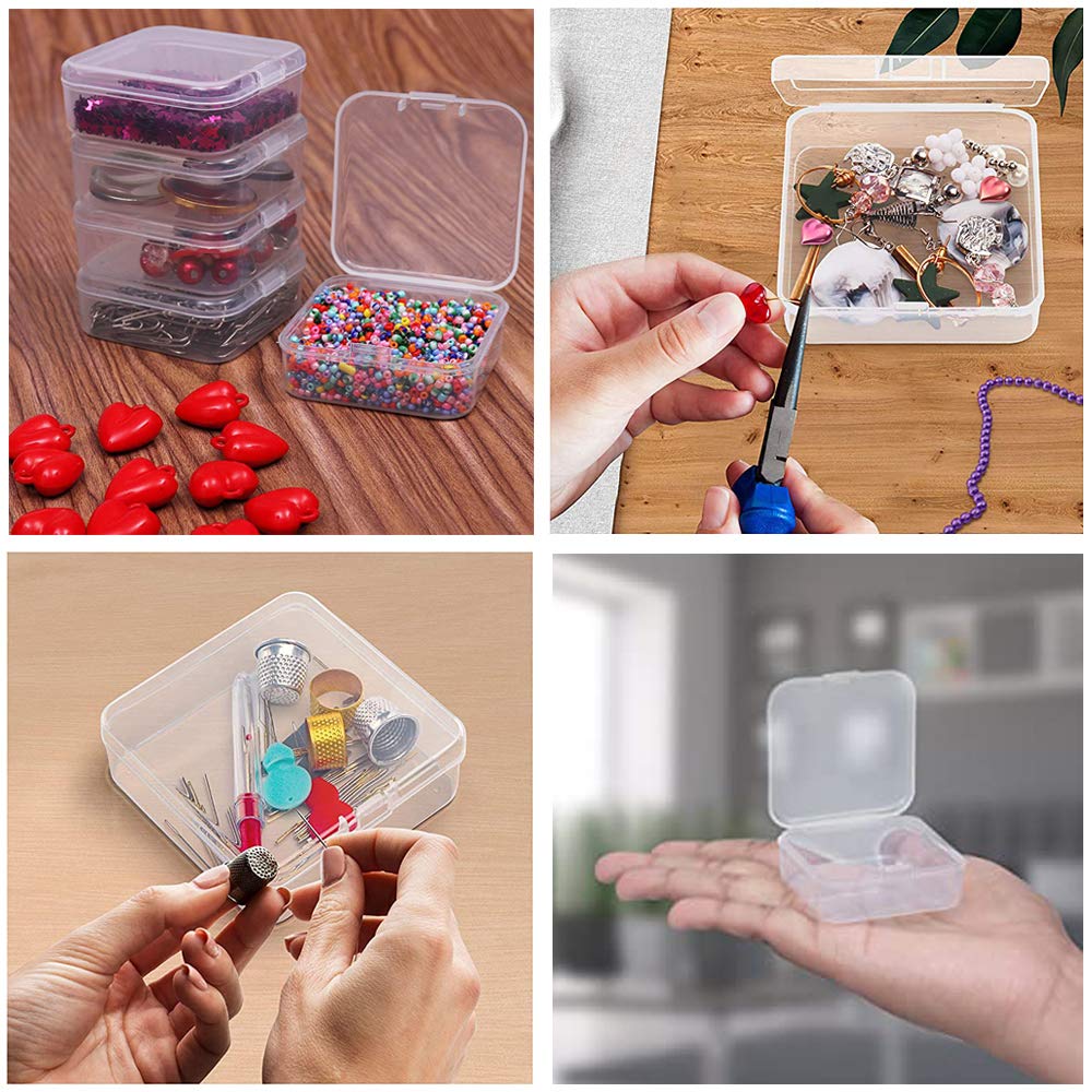 Troubled Riflettere Pazzo Scatole In Pvc Con Coperchio Ago Fiduciosamente Palazz - Foto 8