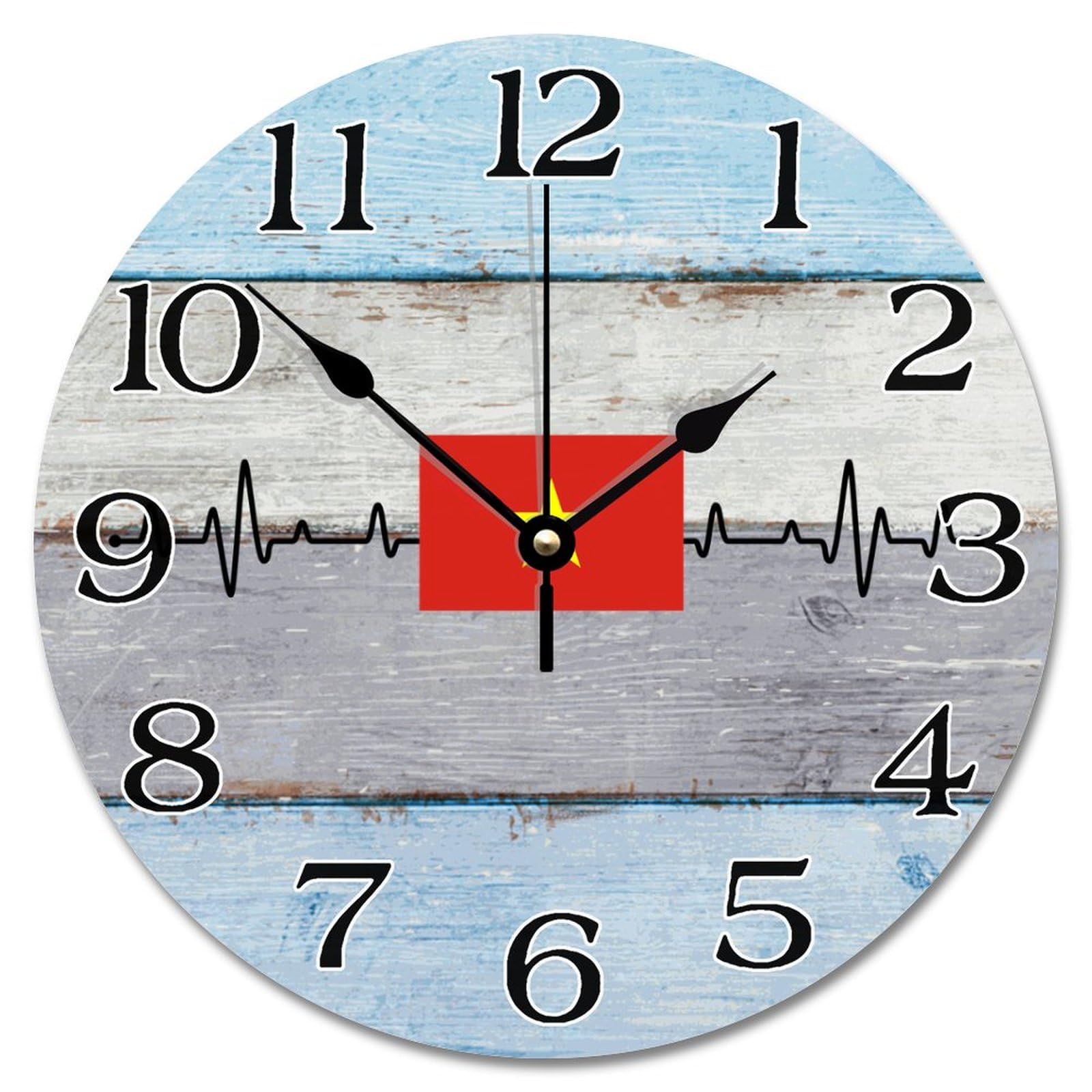 Horloge murale Vietnam silencieuse : fini le tic-tac dans la chambre
