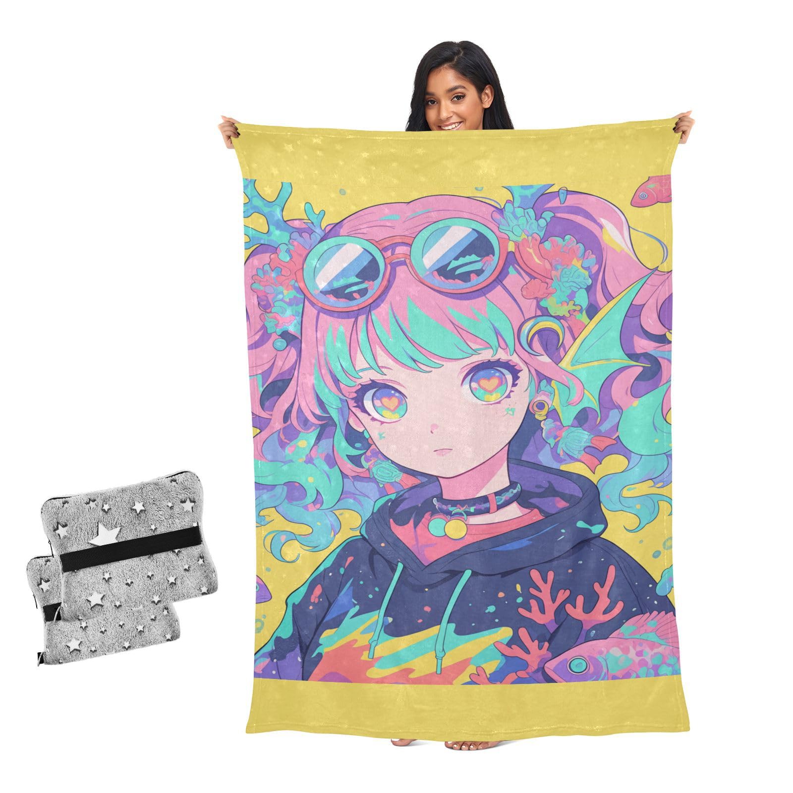 Couverture douce et colorée le cadeau pour homme et femme idéal à offrir en toute occasion
