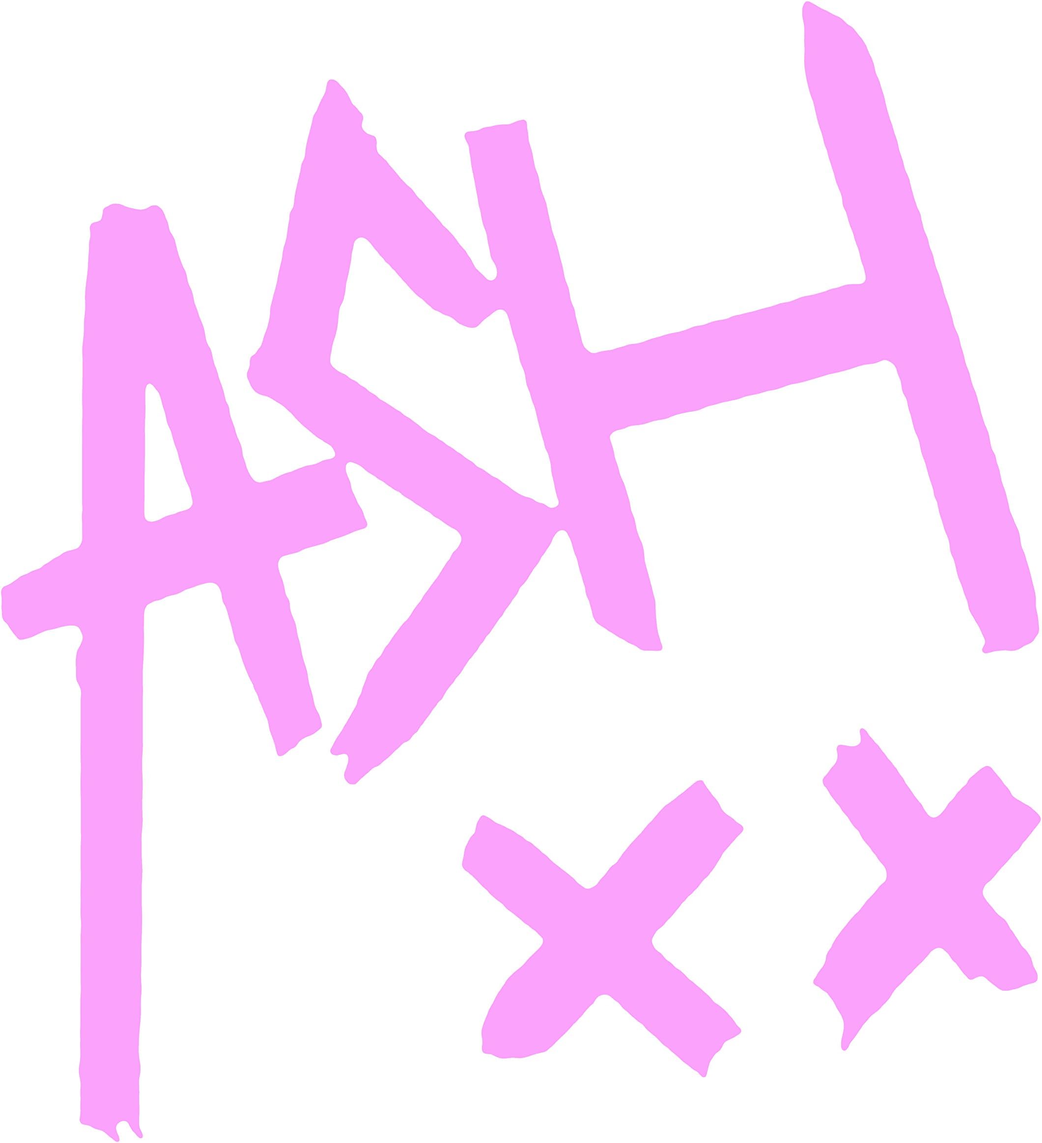 Pink Ashton Irwin Logo Decal