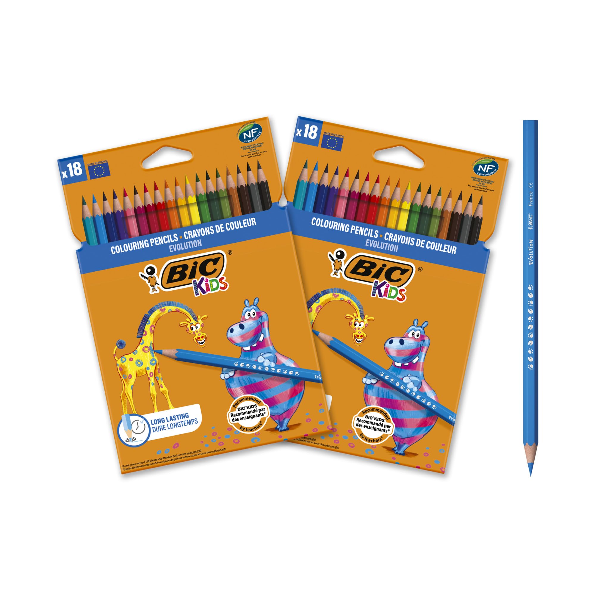 BIC 962701 Evolution Ecolutions Colouring Pencil - Multi-Colour
