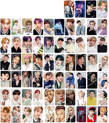 Kpop Stray Kids - Álbum de tarjetas de fotos extrañas para niños, tarjetas de lomo extrañas, juego de postales de Felix Hyunjin Han Leeknow, regalos