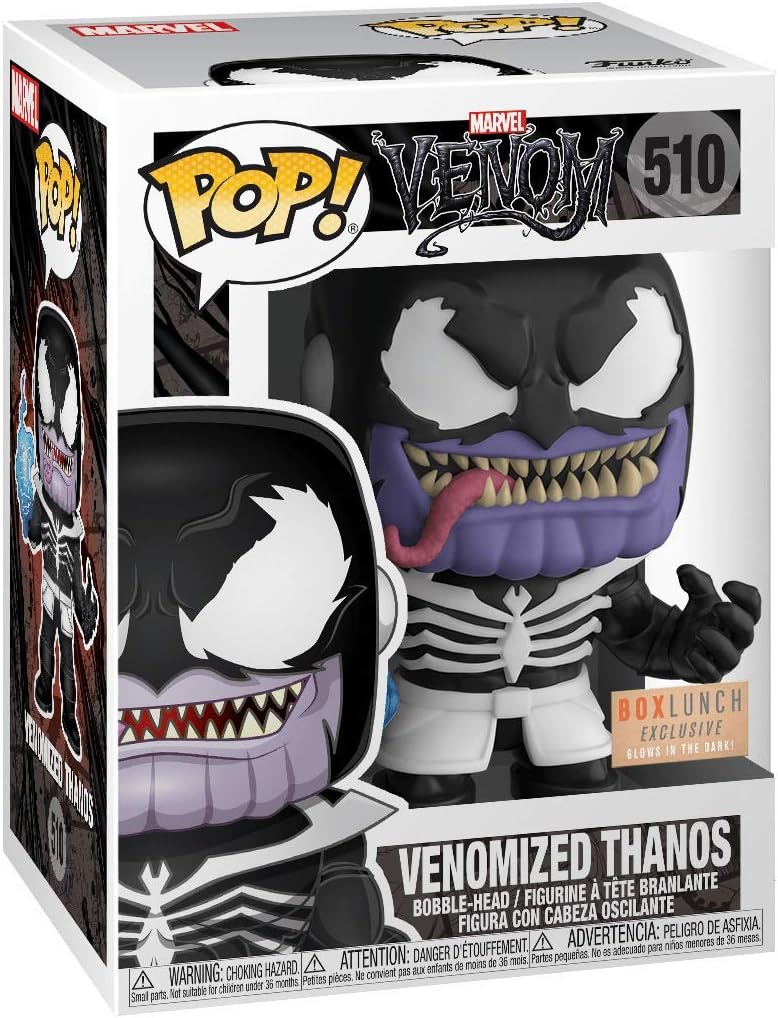Funko Pop! Marvel Venom - Venomized Thanos Glows in The Dark Exclusive Vinyl Figure #510 - Image 3