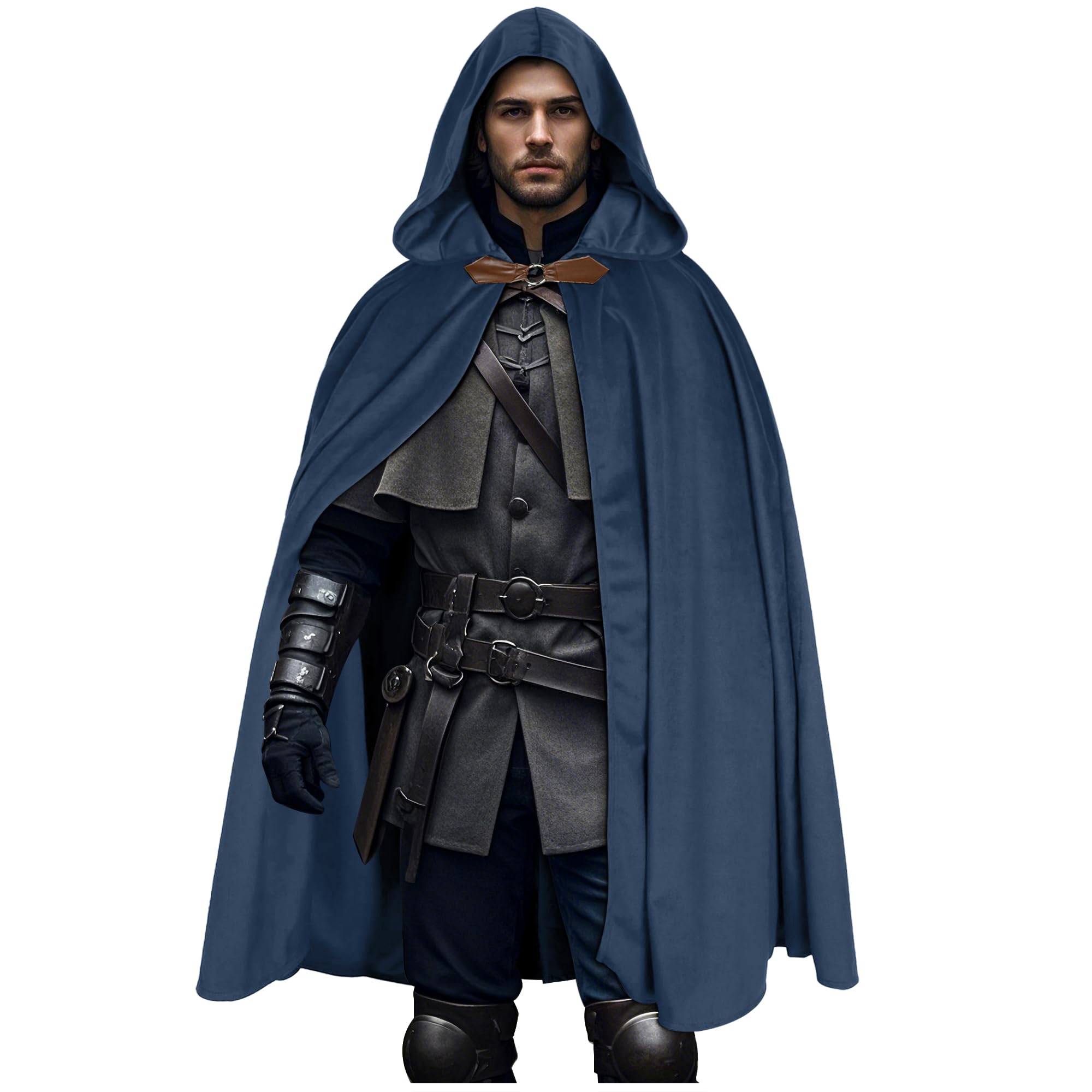 L'VOW Medieval Velvet Hooded Cloak