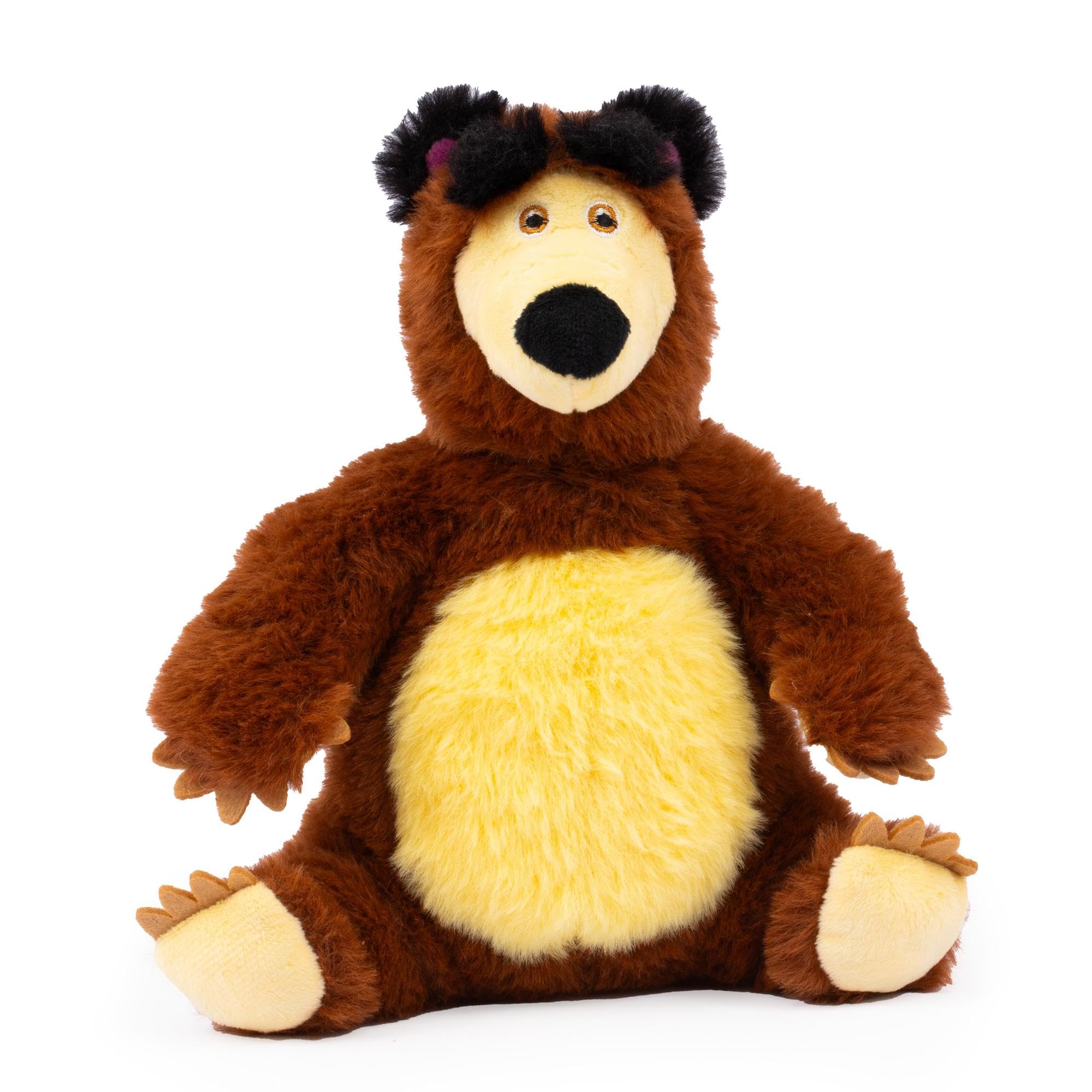 Giochi Preziosi Masha E Orso - La Coppia Di Masha Da 12 Cm Con Vestizione Classica E Il Morbido Orso Da 20 Cm In Un' Unica Confezione, Per Bambini A Partire Dai 3 Anni