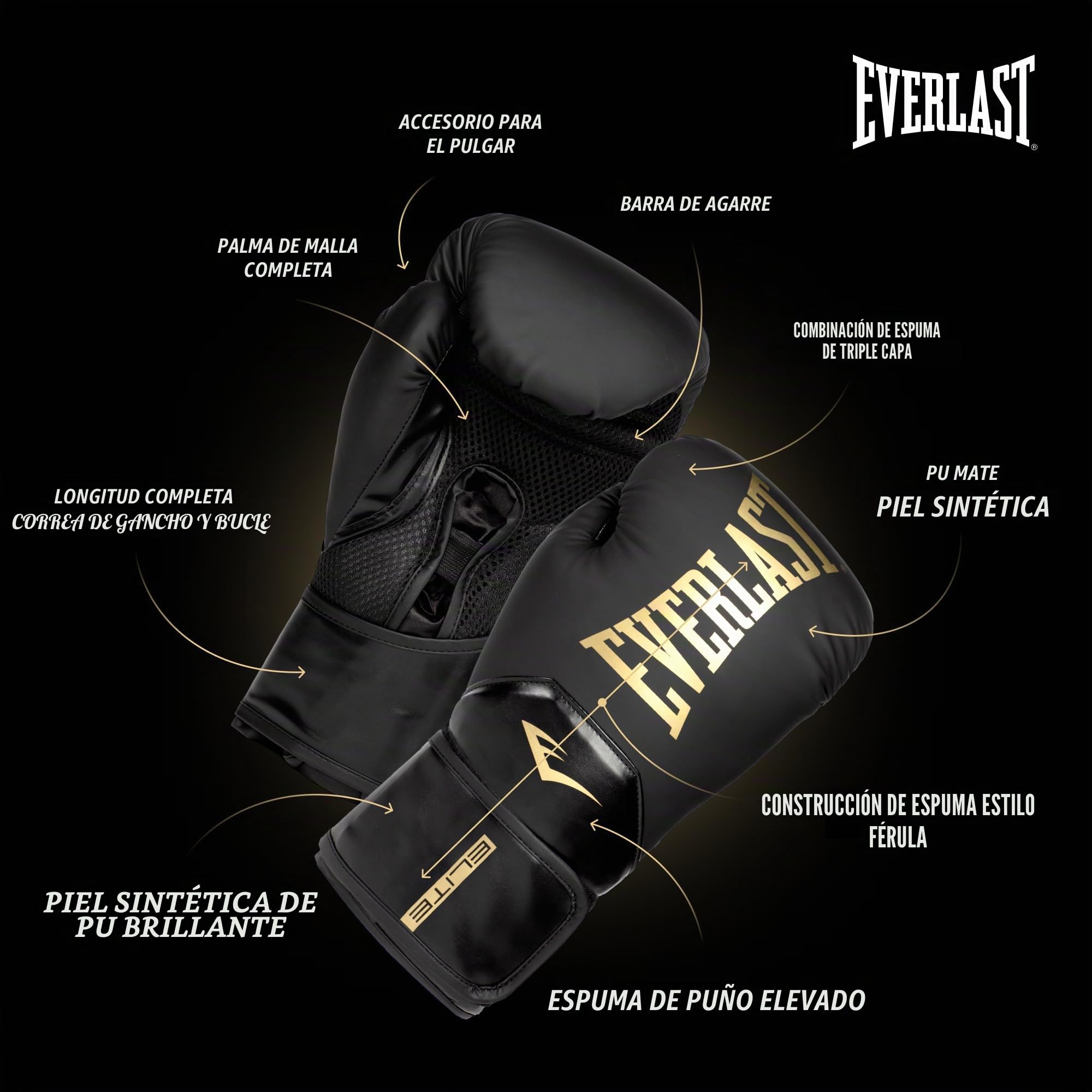 Everlast Guantes de Entrenamiento Unisex Elite
