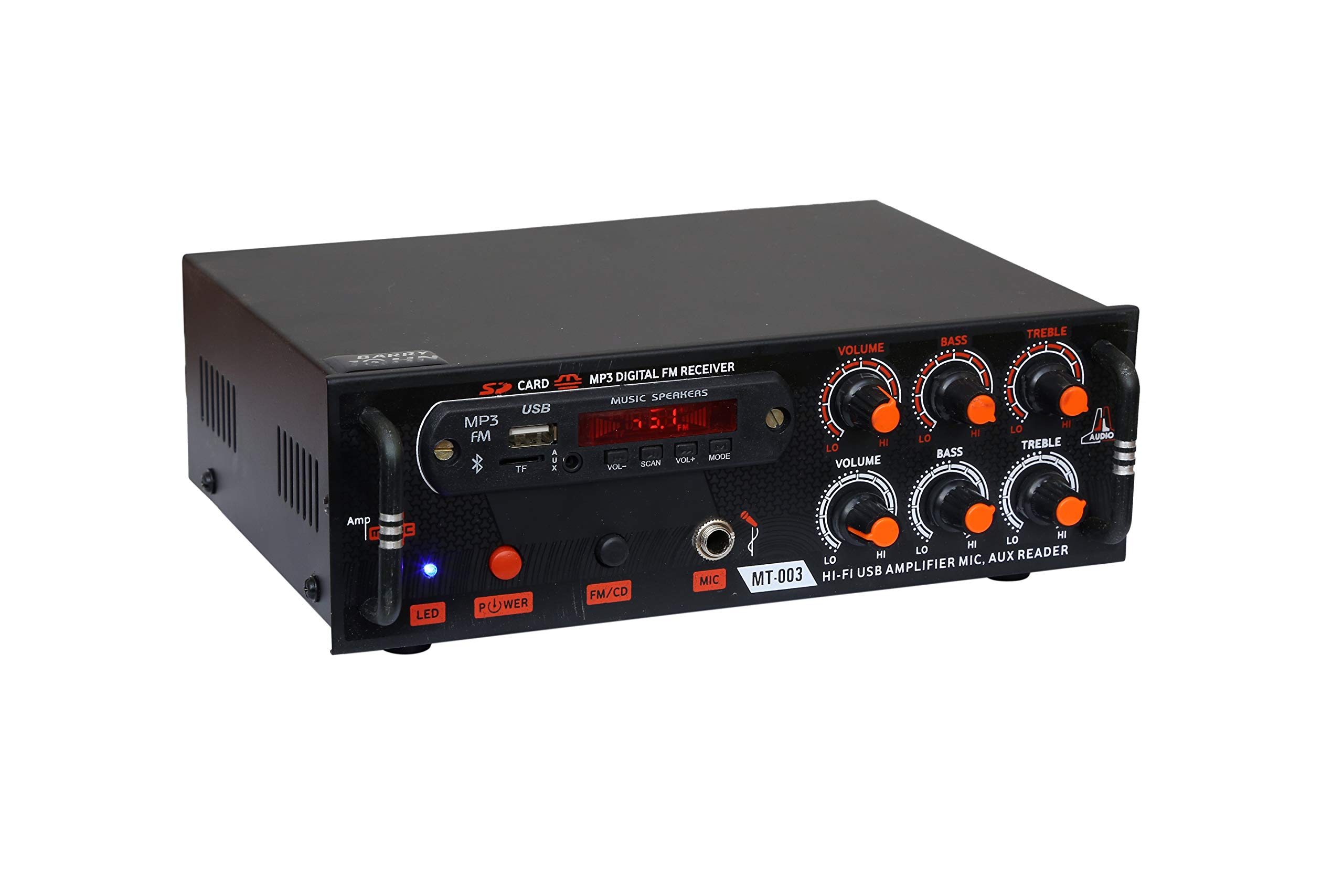 Barry John Surround Amplifier with USB,AUX,MMC,FM,MICin,Bluetooth