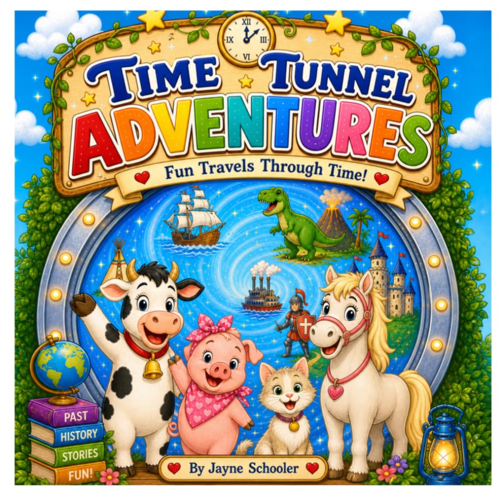 Time Tunnel Adventures: Fun Travels Through Time (Real Kids, Real Life, Lessons Learned)