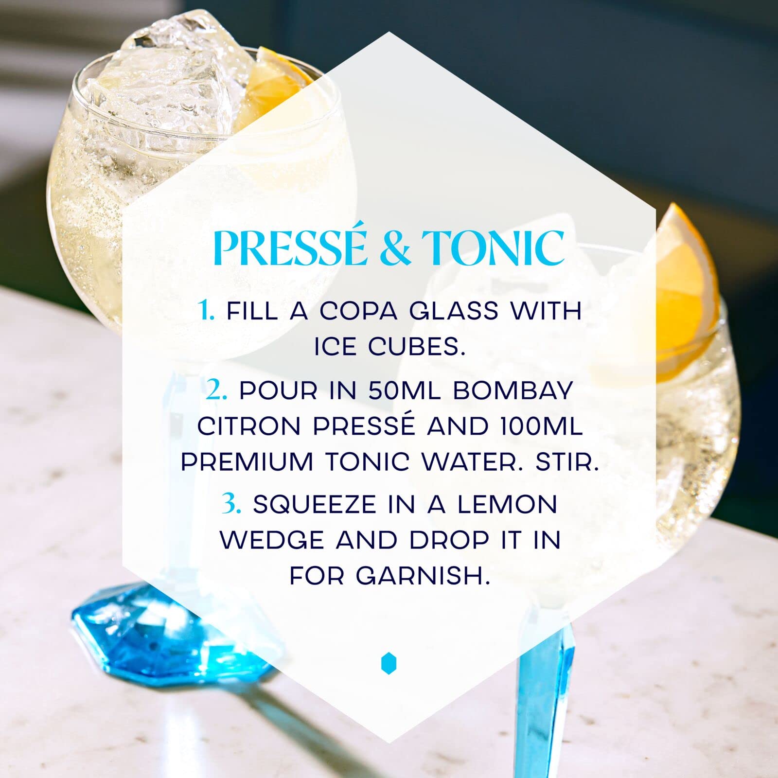 Bombay Citron Pressé Premium Distilled Lemon Flavoured Gin, 37,5% vol., 70 cl, Infusé à la Vapeur avec les Meilleurs Citrons de Méditerranée, 700 ml (Lot de 3)