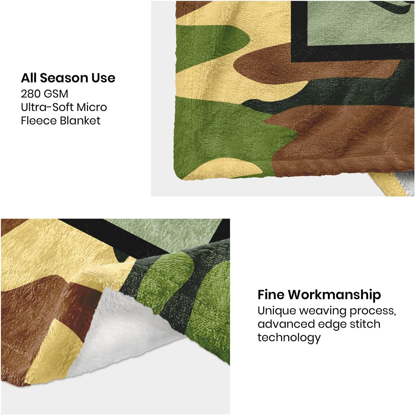 Poppy Gifts from Grandchildren, Poppy Blanket 60"x50", Gifts for Poppys from Grandkids, Poppy's Gift for Grandpa, Poppys Gift Ideas for Birthday Fathers Day Christmas, Poppy's Present - Image 7