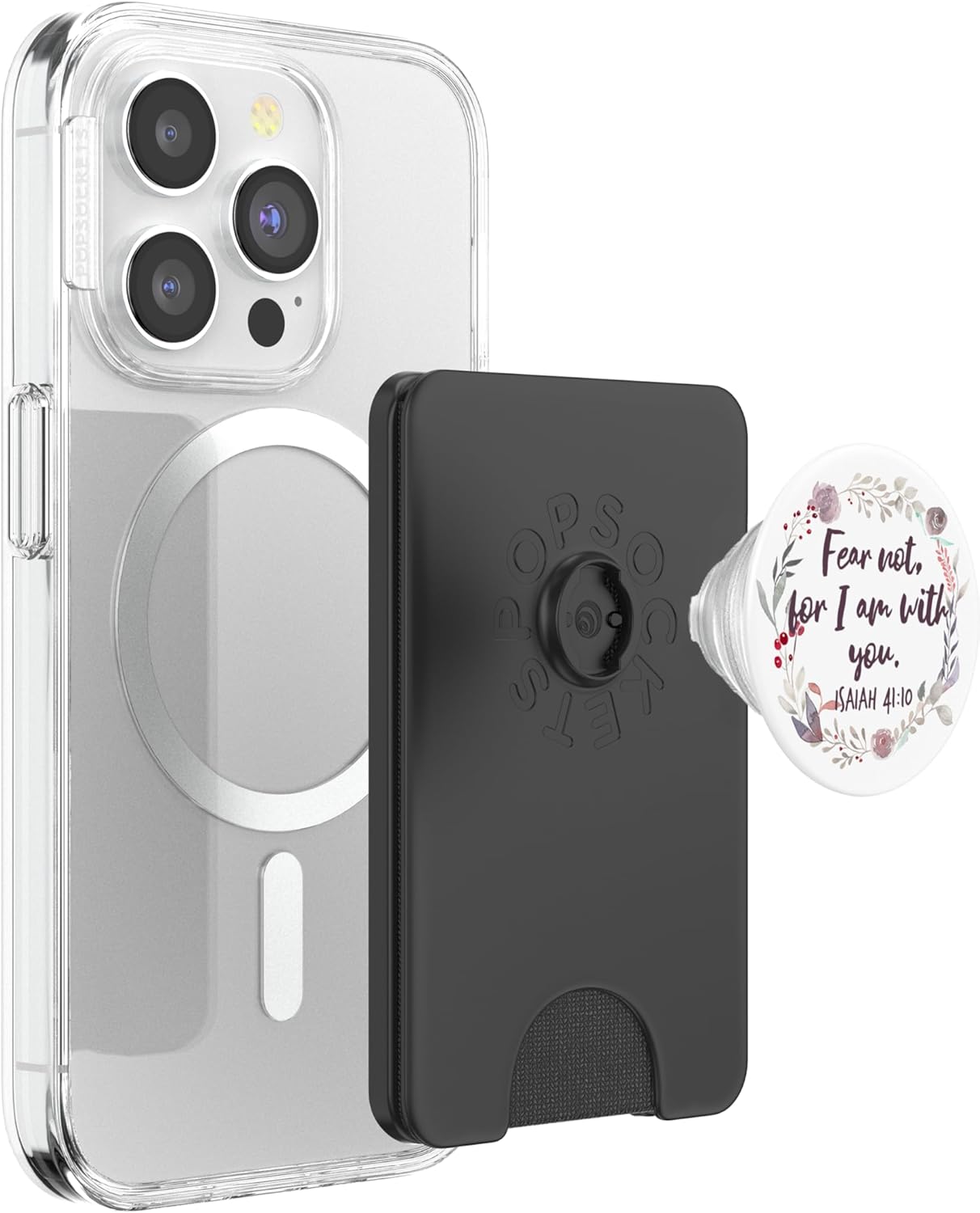 Isaiah 41:10 Bible Verse Christian Faith Inspiring Quote PopSockets PopWallet for MagSafe