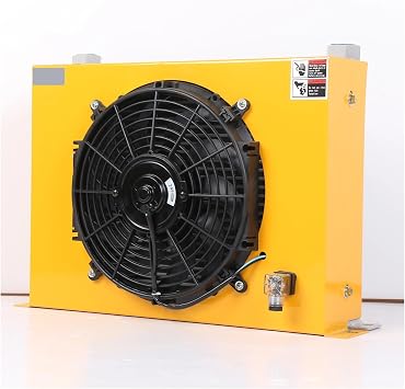 AH1680T-CA 300L/min Aluminum Hydraulic Oil Air Cooler 300L/min Heat Exchanger Oil Radiator For Industrial Press Machine Widely Application12DC