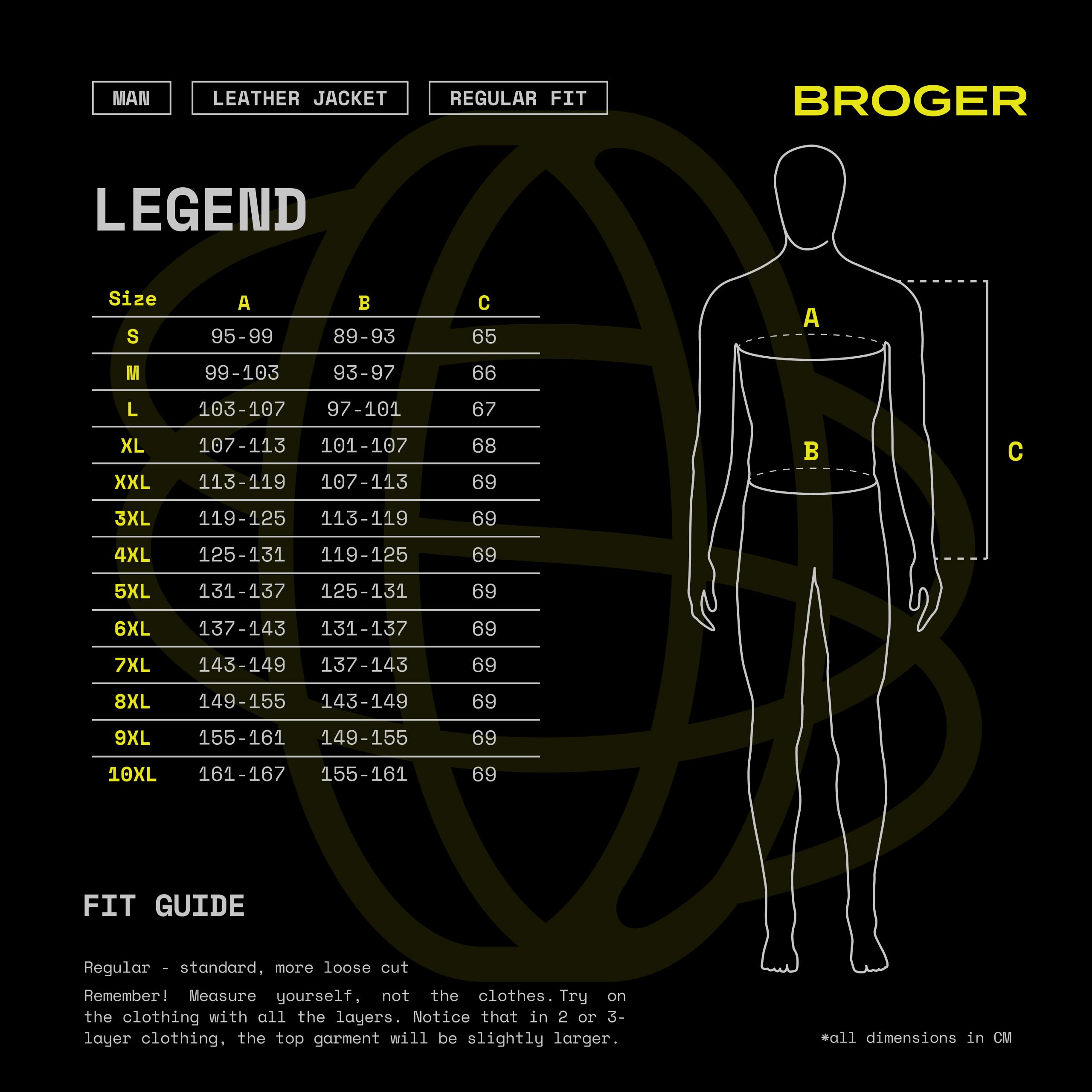 BROGER Legend Chaqueta de moto Hombre | Piel | Protectores de codo y hombro de Nivel 1 | Bolsillo para protector de espalda | Nivel de protección AA | Tallas hasta 10XL