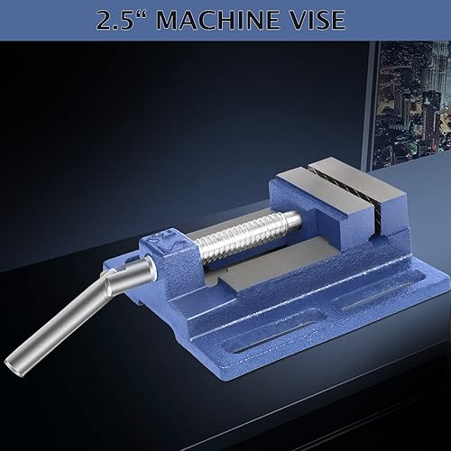 Miniatura 2 de Tornillo de máquina de 2.5 abrazaderas de alta resistencia de precisión 2.5 ancho de mandíbula Banco de trabajo de tornillo CNC para carpintería