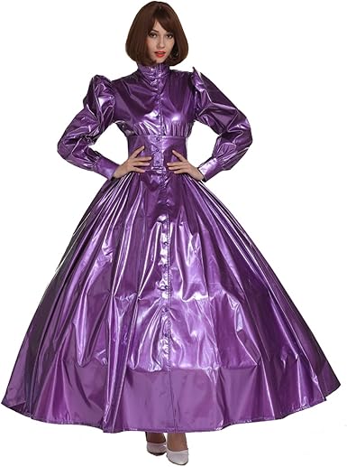 purple ball dress