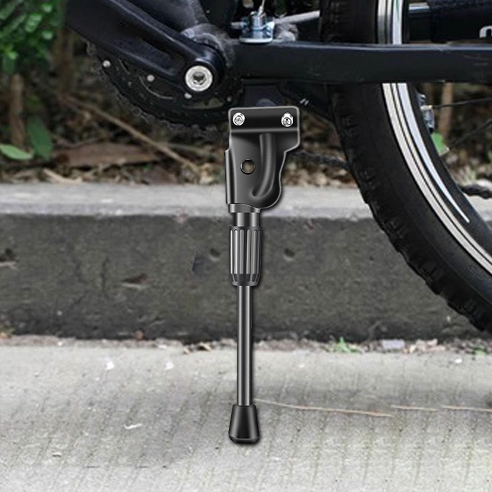 QSTDGVPW Kids Bike Kickstand Single Leg Kickstand Support Rack Direct Replaces Accessory Leg Kick Stand, Length 35cm