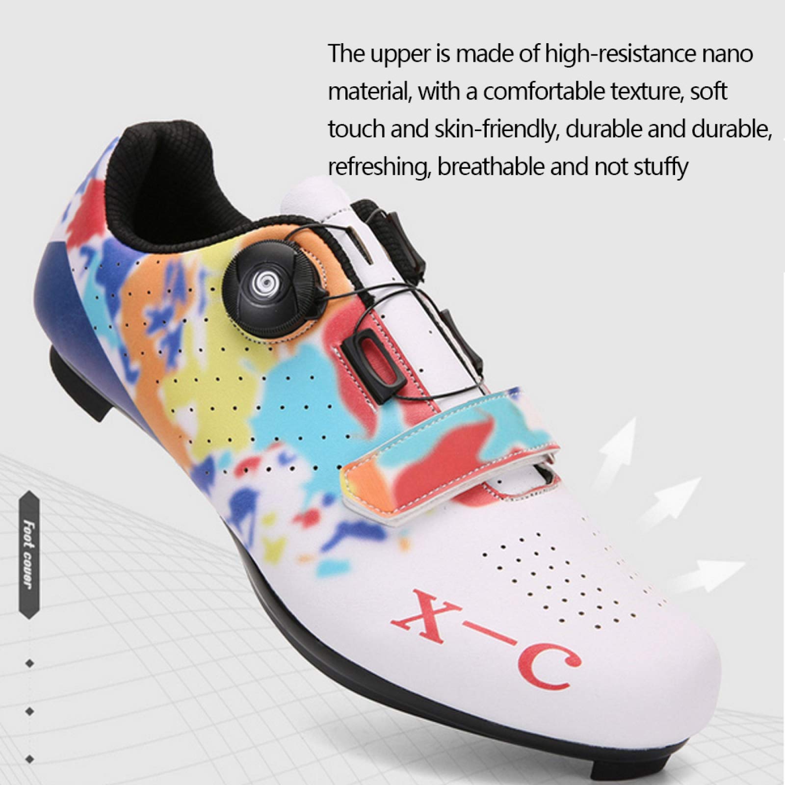 Route - taille 36 - Chaussures de cyclisme route hommes professionnel respirant autobloquant